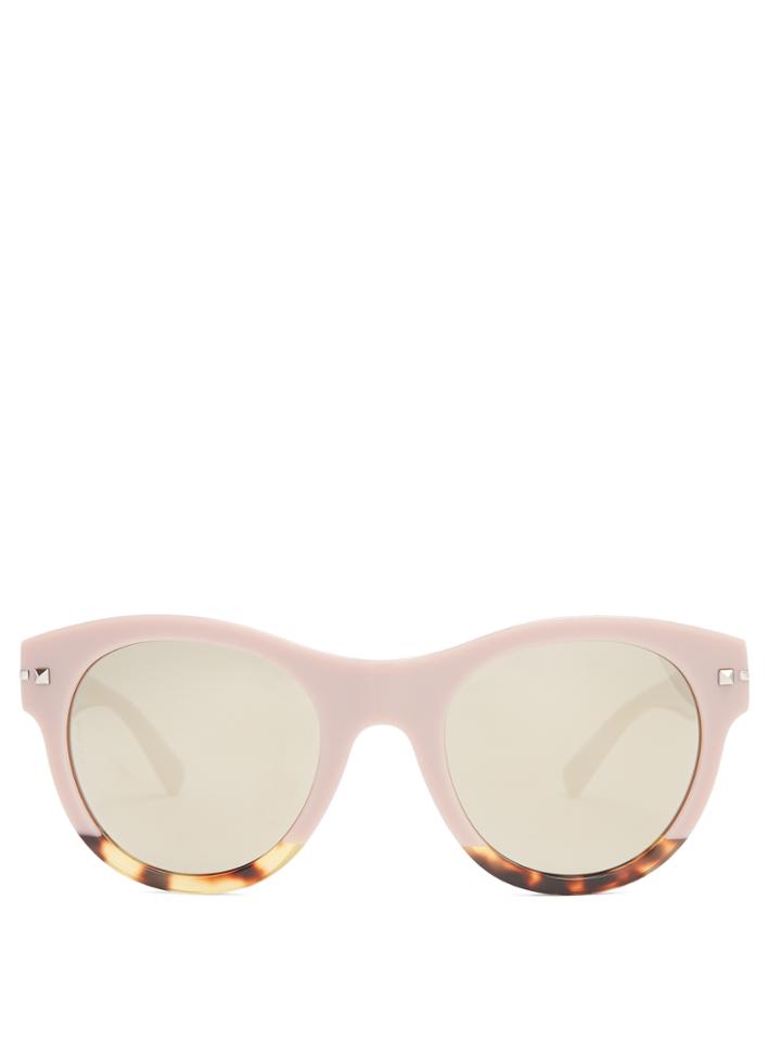 Valentino Cat-eye Frame Acetate Sunglasses