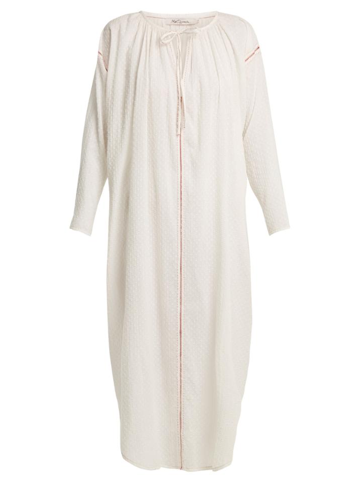 Mes Demoiselles Dobby-dot Cotton Kaftan