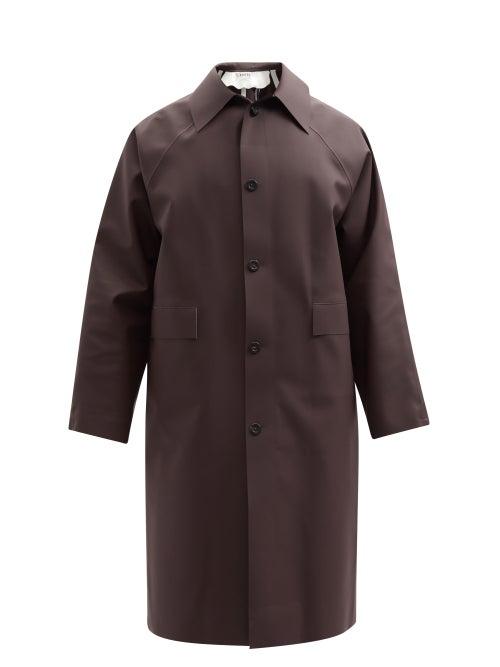 Mens Rtw Kassl Editions - Original Rubber Trench Coat - Mens - Dark Brown