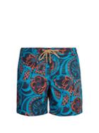 Thorsun Titan-fit Tattoo Floral-print Swim Shorts