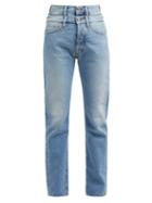 Matchesfashion.com Aries - Lily Double Waistband Jeans - Womens - Denim