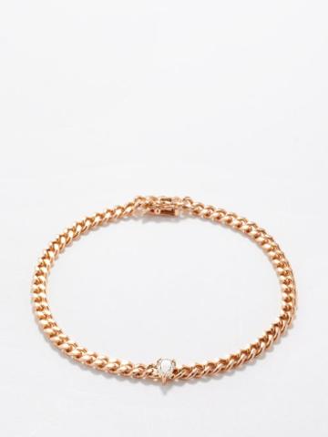 Anita Ko - Diamond & 18kt Rose-gold Bracelet - Womens - Gold Multi