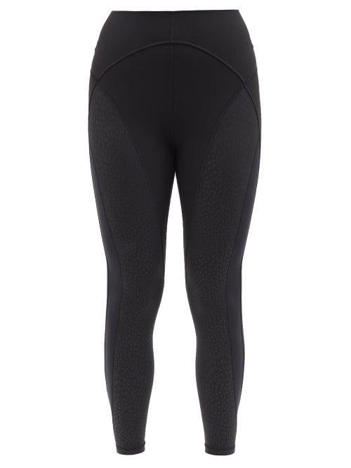 Lululemon - Slot Mesh-panel Nulu&trade; Jersey Leggings - Womens - Black