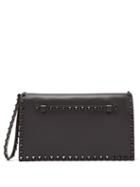 Matchesfashion.com Valentino - Rockstud Clutch - Womens - Black
