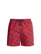 Matchesfashion.com Le Sirenuse, Positano - Starfish Print Swim Shorts - Mens - Red