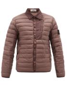 Matchesfashion.com Stone Island - Logo-patch Technical Down-filled Jacket - Mens - Brown