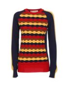 Matchesfashion.com Marni - Wave-knit Sweater - Womens - Multi