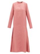 Matchesfashion.com Albus Lumen - Tula Linen Dress - Womens - Pink