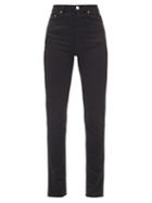 Matchesfashion.com Totme - New Standard High-rise Slim-leg Jeans - Womens - Black