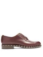Valentino Soul Rockstud Leather Derby Shoes