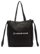 Ladies Bags Mm6 Maison Margiela - Berlin Xl Logo-print Cotton-canvas Tote Bag - Womens - Black