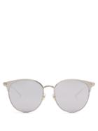 Saint Laurent Cat-eye D-frame Mirrored Sunglasses