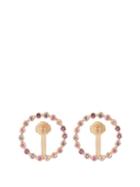 Matchesfashion.com Charlotte Chesnais Fine Jewellery - Saturn Small Sapphire, Amethyst & Gold Earrings - Womens - Yellow Gold