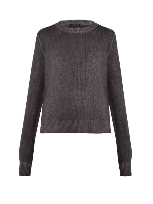 The Row Rienda Cashmere-blend Crew-neck Sweater