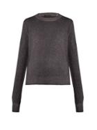 The Row Rienda Cashmere-blend Crew-neck Sweater