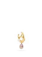 Matchesfashion.com Charlotte Chesnais Fine Jewellery - Triplet Pearl & 18kt Gold-plated Single Earring - Womens - Gold