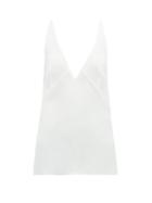 Matchesfashion.com Raey - Bust Cup Silk Crepe De Chine Cami Top - Womens - Ivory