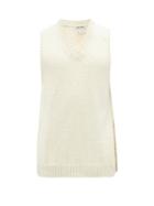 Our Legacy - V-neck Sleeveless Sweater - Mens - White