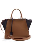 Fendi 3jours Contrast-panel Leather Tote