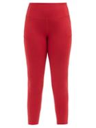 Lululemon - Fast & Free High-rise 25 Cropped Leggings - Womens - Red