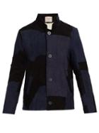 Matchesfashion.com By Walid - Murat Patchwork Suede Jacket - Mens - Dark Navy