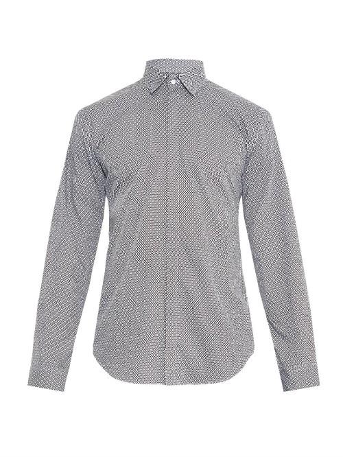 Burberry London Melthorpe Diamond-print Shirt