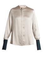 Roksanda Carone Silk And Wool-blend Shirt