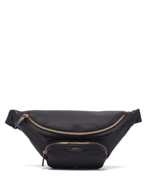 Matchesfashion.com Anya Hindmarch - Cycling Recycled-canvas Belt Bag - Womens - Black Multi