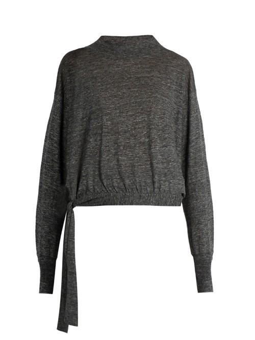 Isabel Marant Étoile Kali Tie-waist Linen Top