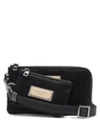 Matchesfashion.com Dolce & Gabbana - Logo Plaque Mini Pouch - Mens - Black