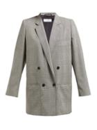 Matchesfashion.com Max Mara - Oxford Blazer - Womens - Black White