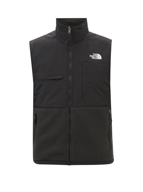 The North Face - Denali Recycled-fibre Fleece And Nylon Gilet - Mens - Black