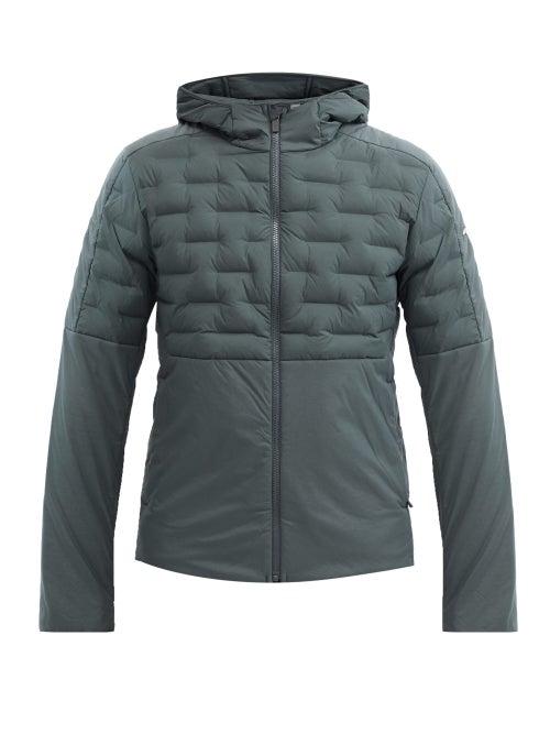 Matchesfashion.com Kjus - Blackcomb Padded-panel Hooded Jacket - Mens - Green