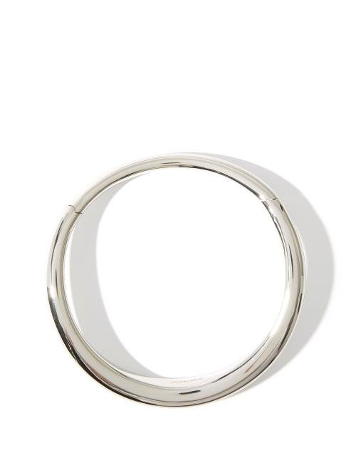 Matchesfashion.com Alexander Mcqueen - Tubular Metal Choker - Womens - Silver
