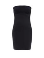 Ladies Lingerie Commando - Strapless Two-faced Slip Dress - Womens - Black