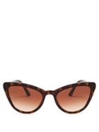 Matchesfashion.com Prada Eyewear - Cat Eye Tortoiseshell Acetate Sunglasses - Womens - Tortoiseshell