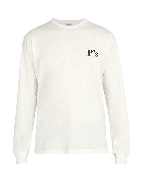 Matchesfashion.com Presidents - Printed Cotton Slub Top - Mens - Beige