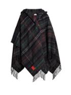 Vivienne Westwood Anglomania Tassel-trimmed Checked Poncho