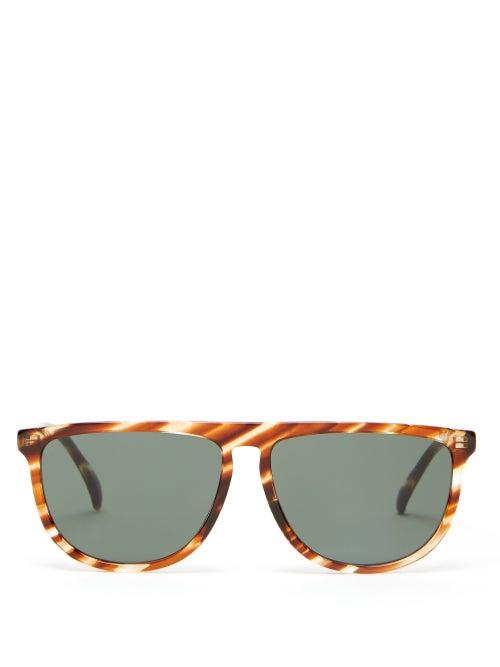 Matchesfashion.com Givenchy - D Frame Tortoiseshell Acetate Sunglasses - Mens - Tortoiseshell