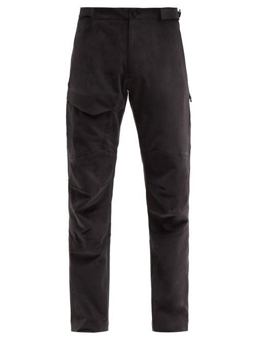 Sease - Cargo 2.0 Brushed Cotton-blend Trousers - Mens - Black