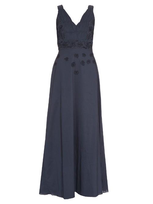 Le Sirenuse, Positano Anabel Embroidered Cotton Maxi Dress