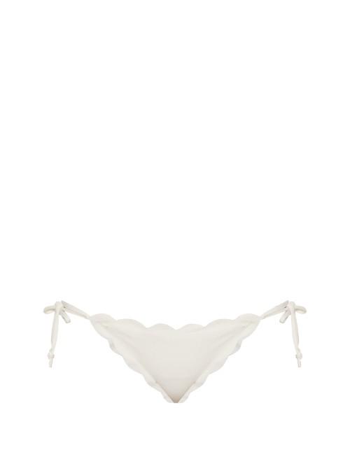 Marysia Swim Mott Scallop-edged Tie-side Bikini Briefs