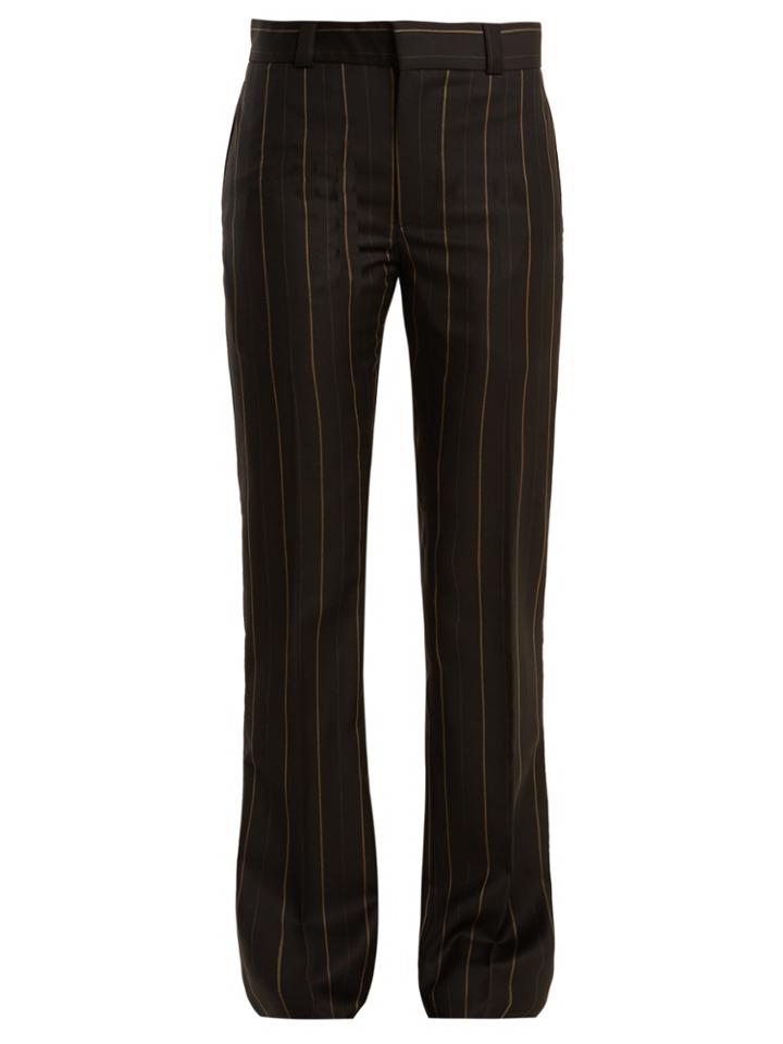 Wales Bonner Beuys Pinstriped Slim-leg Wool Trousers