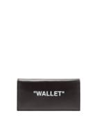 Off-white Embossed Leather Wallet