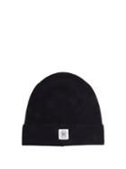 Matchesfashion.com Reigning Champ - Logo Patch Ribbed Wool Beanie - Mens - Navy