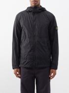 Stone Island - Logo-patch Hooded Jacket - Mens - Black