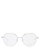 Matchesfashion.com Bottega Veneta - Round Metal Glasses - Mens - Grey