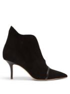 Matchesfashion.com Malone Souliers - Cora Suede Ankle Boots - Womens - Black
