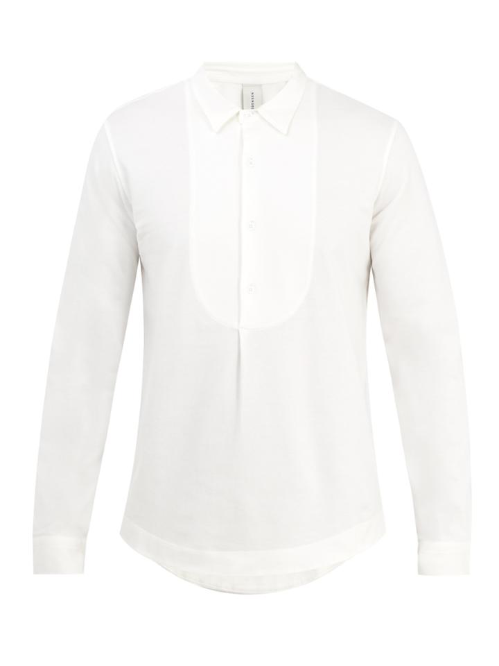 S0rensen Painter Point-collar Cotton-jersey Polo Shirt