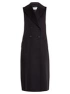 Gabriela Hearst Collins Contrast-panel Sleeveless Cashmere Coat